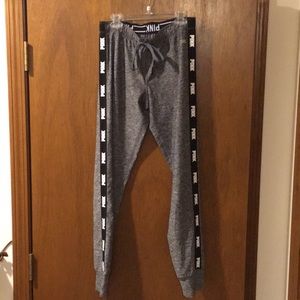 Pink Victoria’s Secret joggers Size S